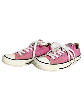Converse Chuck Taylor Classic Low Top All Stars Canvas Lace Unisex Sneakers Pink